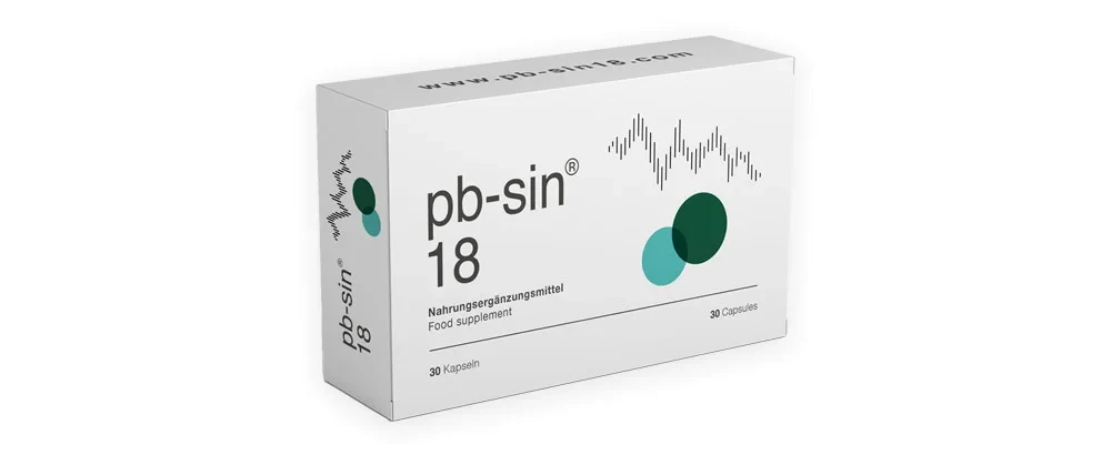 Boîte de Pb-Sin 18, complément alimentaire probiotique en capsules